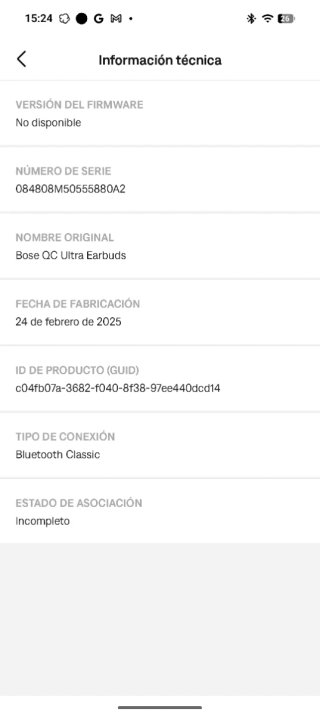 Bose QuietComfort Ultra Earbuds 5880A2