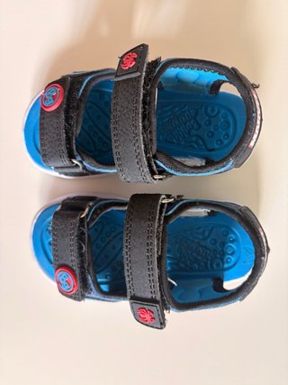 Sandalias Spiderman con Luces Talla 22