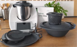 Thermomix TM6 gris y blanco