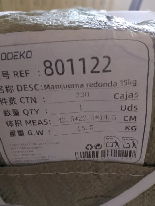 Lote Mancuernas nuevas. LOTE completo 88€