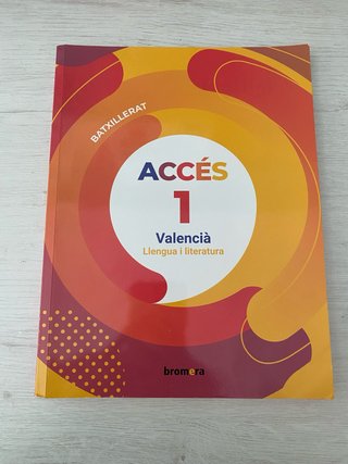 1r Batxillerat. Valencià: llengua i literatura