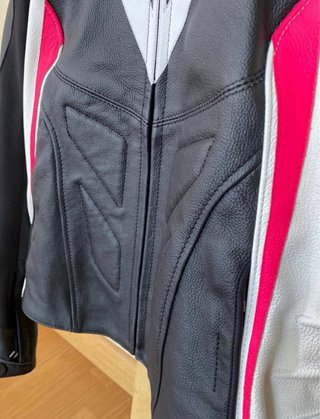Chaqueta Moto Dainese Avro D1 Negra/Blanca/Rosa