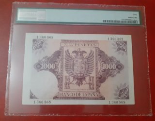 Billete 1000 Pesetas 1940 PMG 50