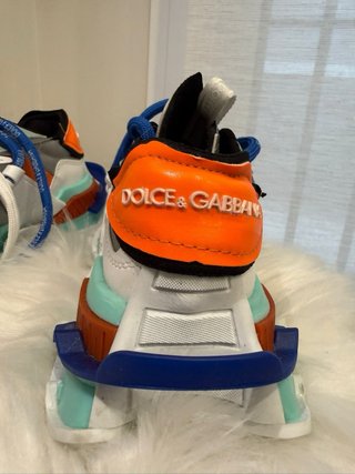 Zapatillas Dolce & Gabbana Naranja y Blanco