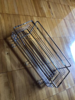 Organizer portaoggetti doccia in metallo #384-13