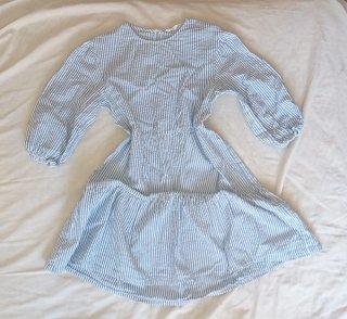 Vestido H&M rayas azules