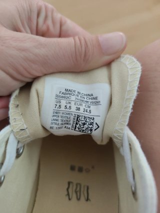 Converse blancas talla 38