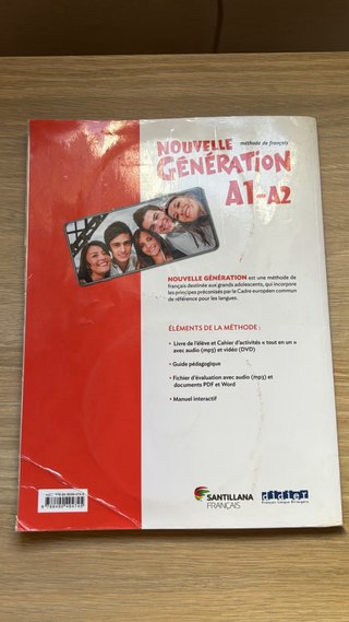 NOUVELLE GENERATION A1/A2 LIVRE/EXERCICES+CD+DVD