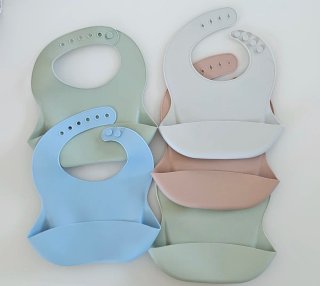 Pack 4 Baberos Bebe Silicona