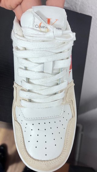 Zapatillas Calvin Klein Blancas y Naranja