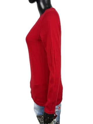 Tommy Hilfiger Maglione V Donna M Rossa Cotone