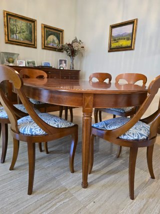 Mesa comedor madera con sillas