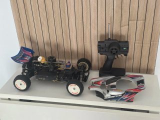 TAMIYA MAD SPIRIT 1/10 4WD Nitro + Mando