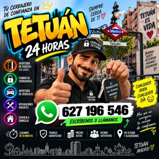 Cerrajero Tetuán 24h