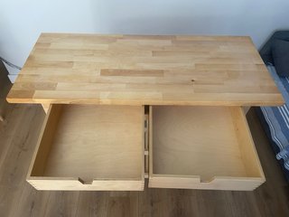 Carrito auxiliar cocina madera