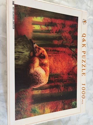 Puzzle Q&K 1000 Piezas Zorro Bosque Otoño