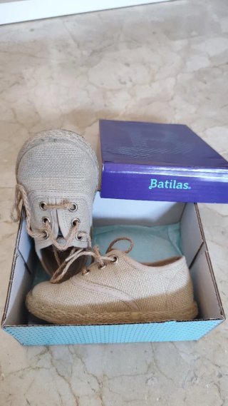 Zapatos esparto bebé Batilas número 20