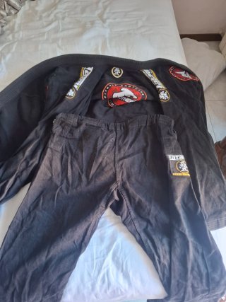 Kimono BJJ Tatami Negro Talla XXL