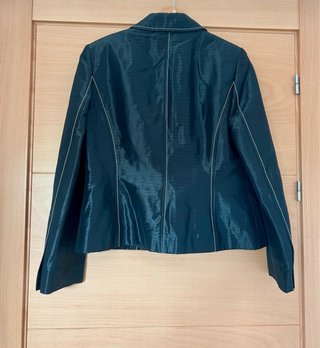 Blazer Carmen Melero efecto mojado pitón Talla L