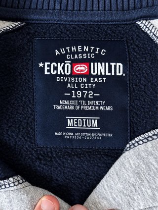 Chaqueta Ecko Unltd Varsity College Azul/Gris