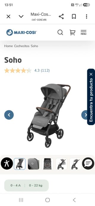 Silla de paseo Maxi-Cosi Soho