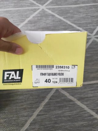 Zapatos de Seguridad FAL Blancos