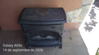 Estufa de leña fundición Brompi