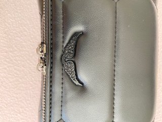 Bolso Zadig & Voltaire Rock negro acolchado.