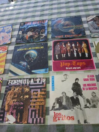 Lote Vinilos Singles Pop Rock Internacional