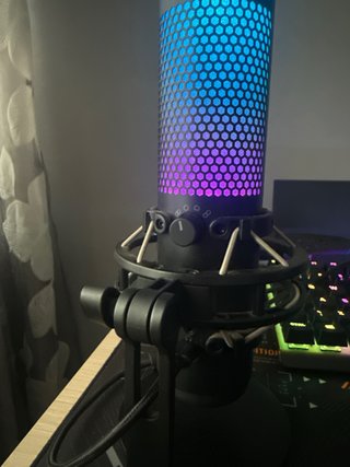 Micrófono HyperX QuadCast S Negro RGB