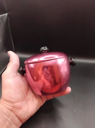 🇪🇦 Azucarero Vintage Aluminio Rosa años 50