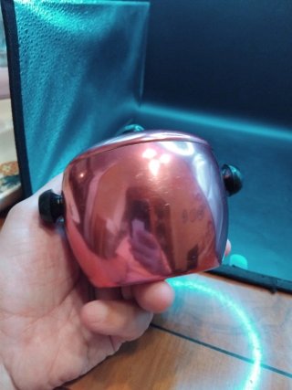 🇪🇦 Azucarero Vintage Aluminio Rosa años 50