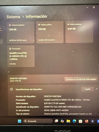 Portátil Acer Aspire 3 Negro