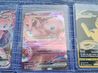 Lote Cartas Pokémon Mewtwo GX, Mew VMAX