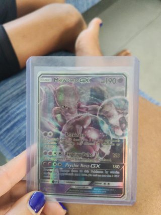 Lote Cartas Pokémon Mewtwo GX, Mew VMAX