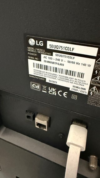 TV LG 50UQ75 50 pulgadas