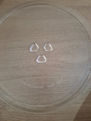 Platos de vidrio para microondas