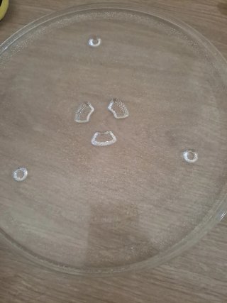 Platos de vidrio para microondas