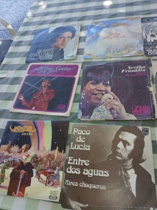 Lote Vinilos Singles Pop Rock Soul Latino