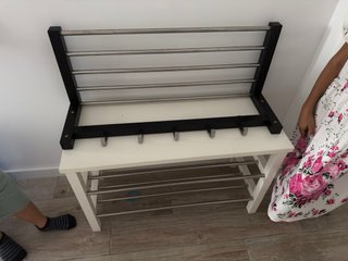 Perchero IKEA Negro Metal