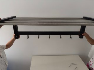 Perchero IKEA Negro Metal