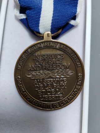 Medalla OTAN Servicio Paz Libertad