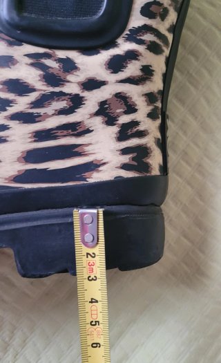 Botas de agua niña T.37 leopardo
