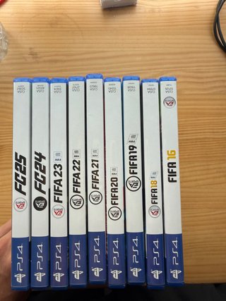 Lote Juegos PS4 FC 24, FC 25, FIFA 16-23