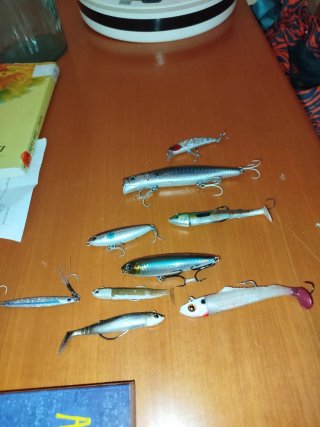 Lote señuelos pesca