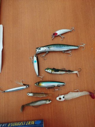 Lote señuelos pesca