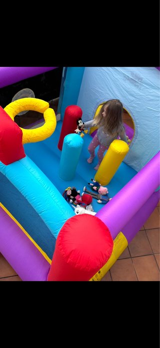 Castillo hinchable para niños + compresor