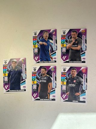 Entrenadores La Liga Panini 23-24