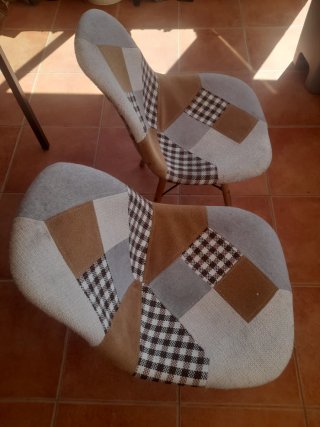 Silla blanca exterior cómoda duradera