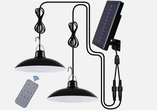 Lampada solare da campeggio con telecomando